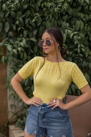 CÓD 2034 BLUSA MODAL POÁ RELEVO CÓD 2034 BLUSA MODAL POÁ RELEVO