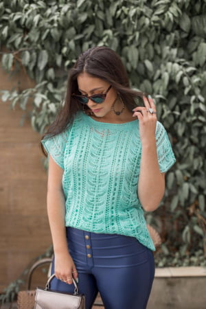 CÓD 2040 BLUSA RENDADA FORRO CÓD 2040 BLUSA RENDADA FORRO